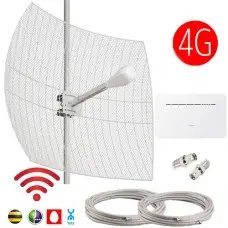Комплект MIMO 3G / 4G 2x27 dBi с Wi-Fi роутером