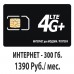 Сим-Карта Теле2 (Tele2) - Интернет 300 Гб. - 1390 Руб.